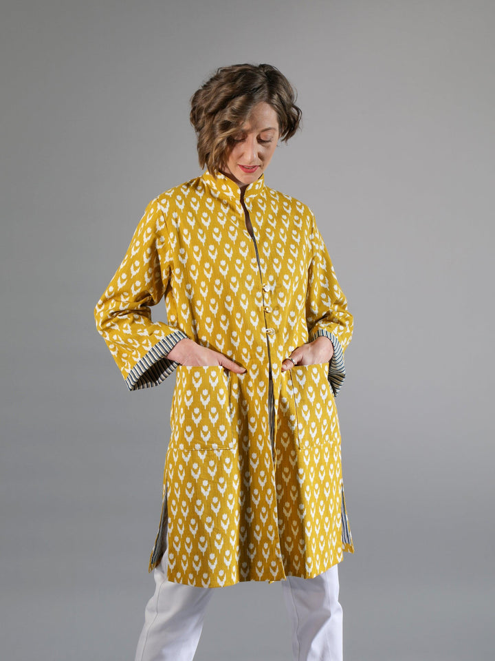 'Joy' Slub Cotton | Mustard