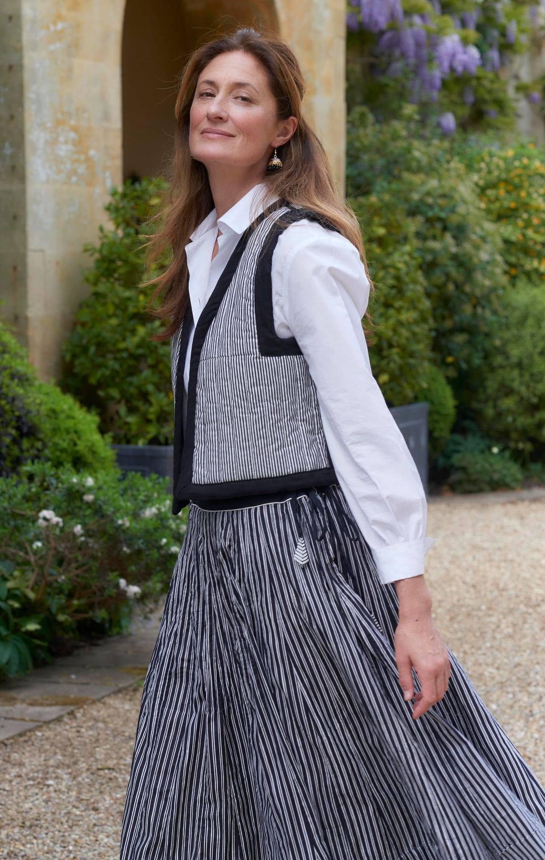 'Bella' Black Stripe