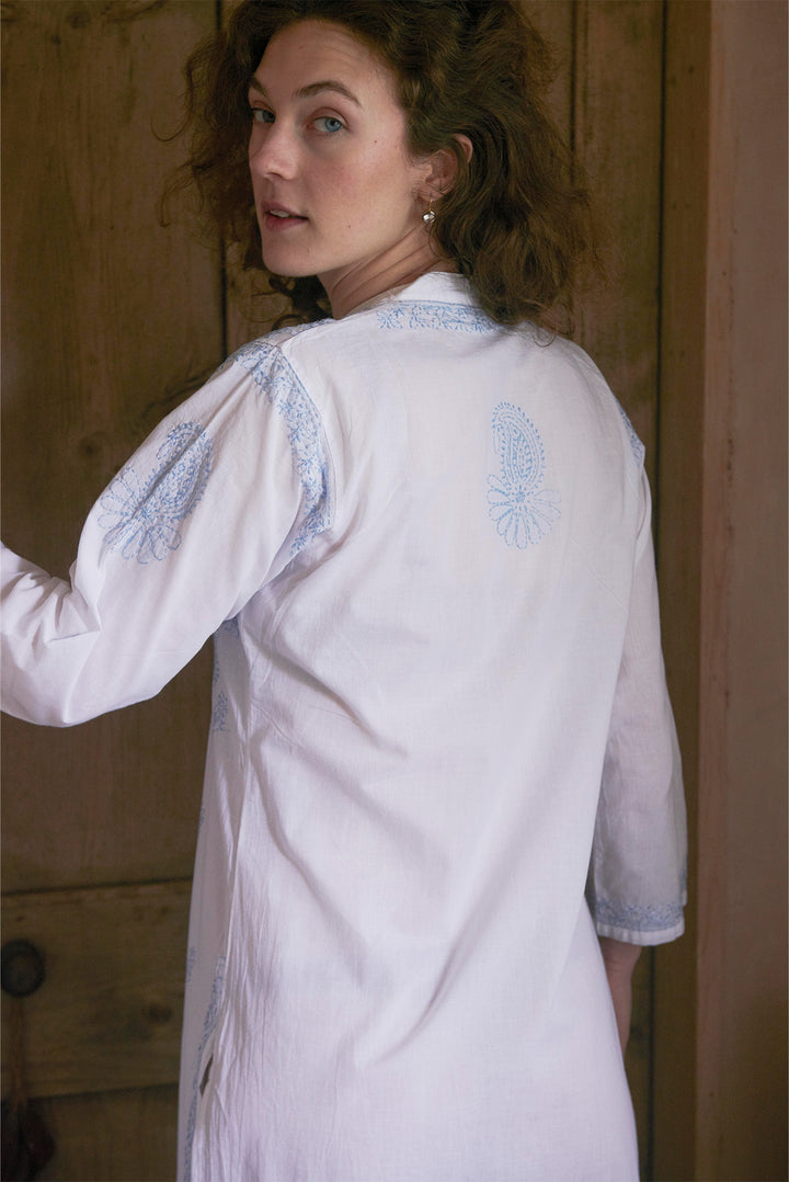 Cotton Kurta / Chikan Embroidery