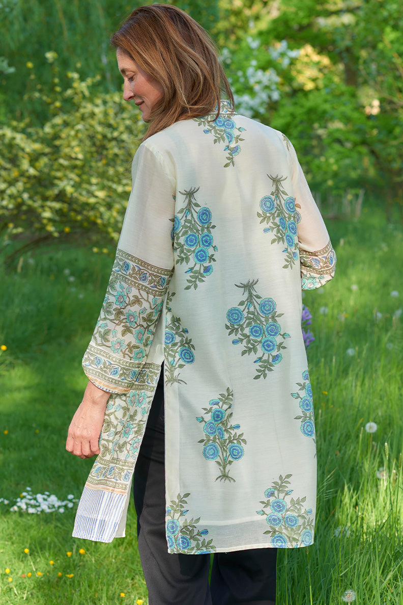 Chanderi Silk / Chamomile / UK 12-14
