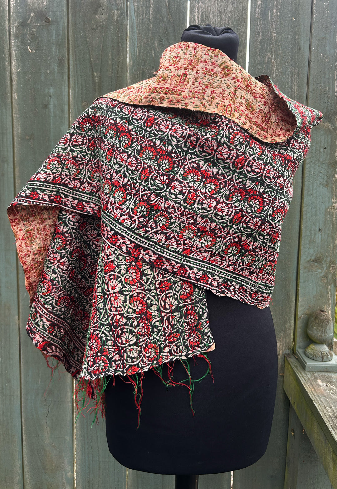 Silk Kantha Stole | Fifi