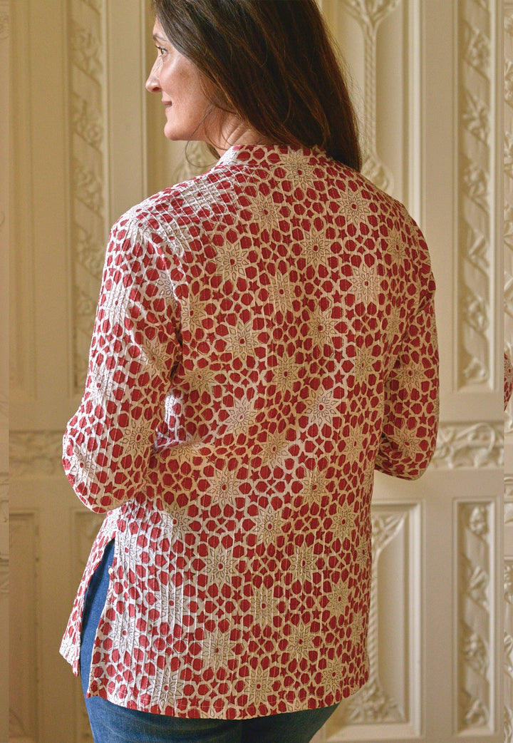 Pintuck Cotton Top | Red Star | ARCHIVE