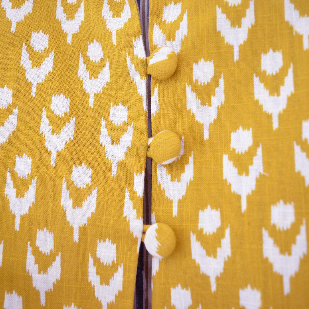 'Joy' Slub Cotton | Mustard