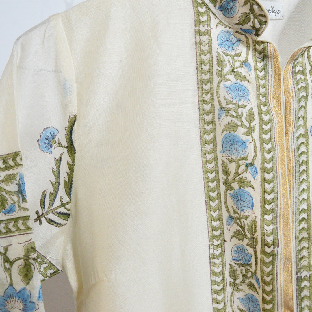 Chanderi Silk / Columbine / UK 10-12 | Tania Llewellyn Designs