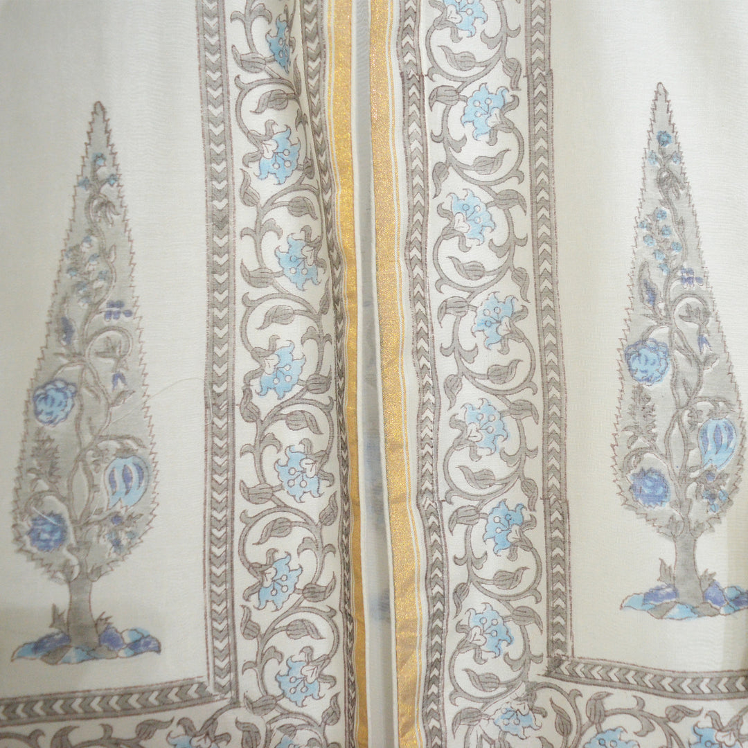 Chanderi Silk / Iris / UK 12-14 | Tania Llewellyn Designs