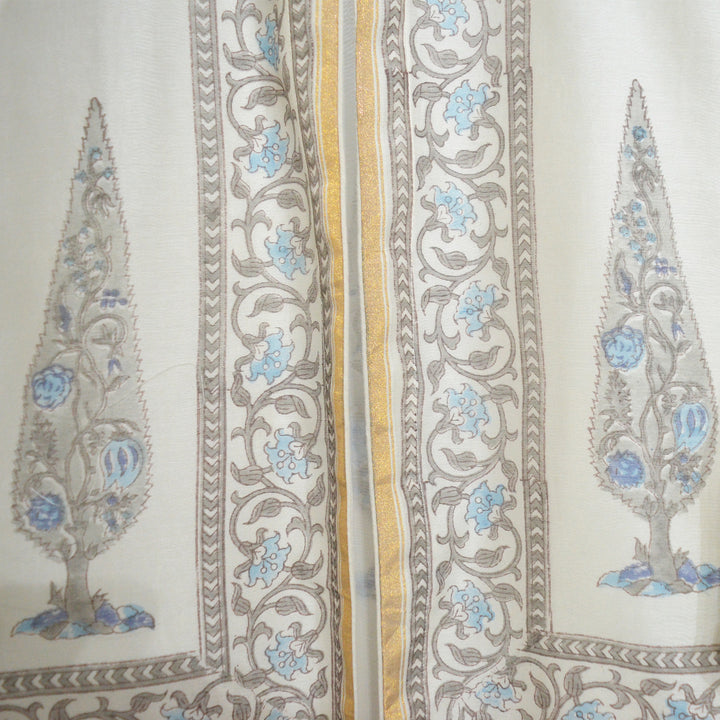 Chanderi Silk / Iris / UK 12-14 | Tania Llewellyn Designs