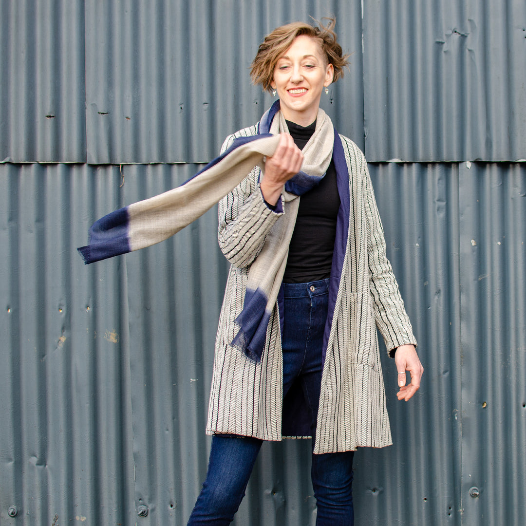 'Nika' Hand-woven | Moon Shadows