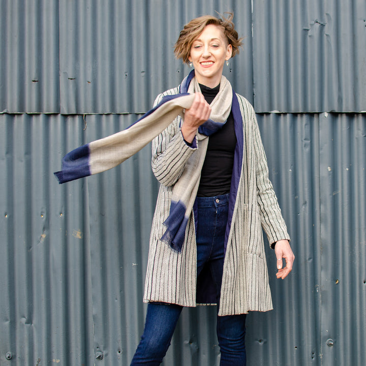 'Nika' Hand-woven | Moon Shadows