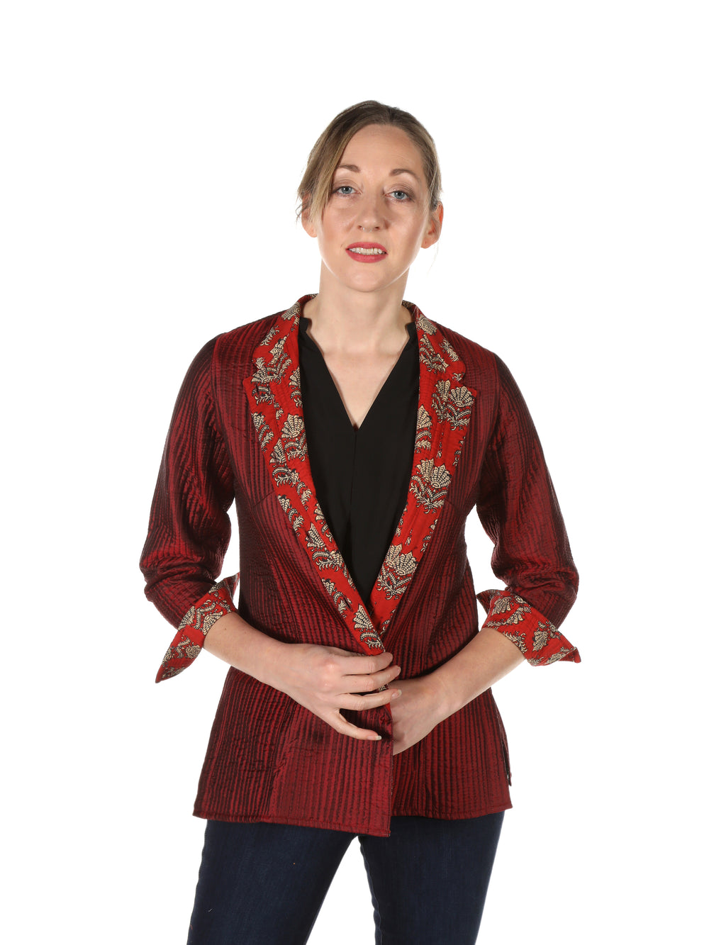 'Opera' Silk / Reversible / Rust | Tania Llewellyn Designs