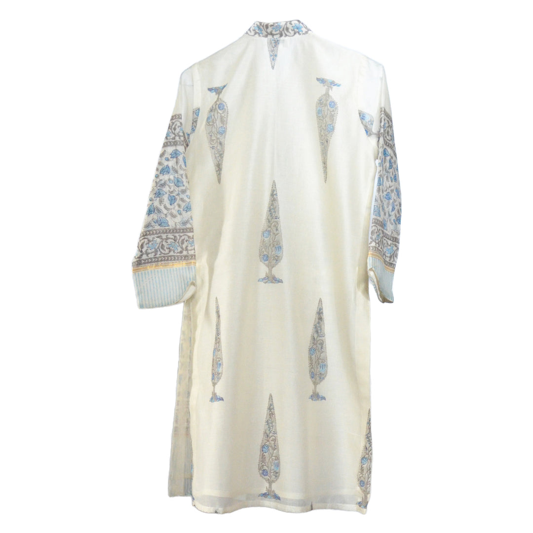 Chanderi Silk / Iris / UK 12-14 | Tania Llewellyn Designs