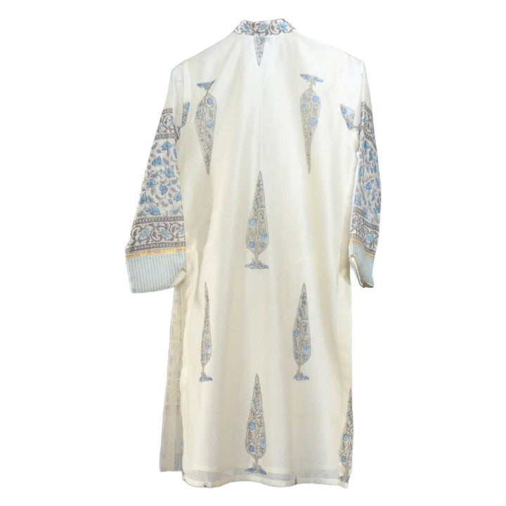 Chanderi Silk / Iris / UK 12-14 | Tania Llewellyn Designs