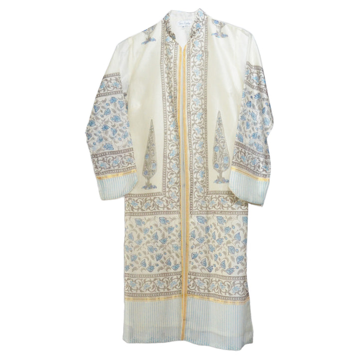 Chanderi Silk / Iris / UK 12-14 | Tania Llewellyn Designs