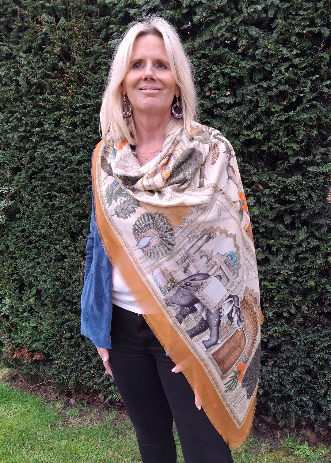 'Bissau' Fine Silk & Modal Scarf