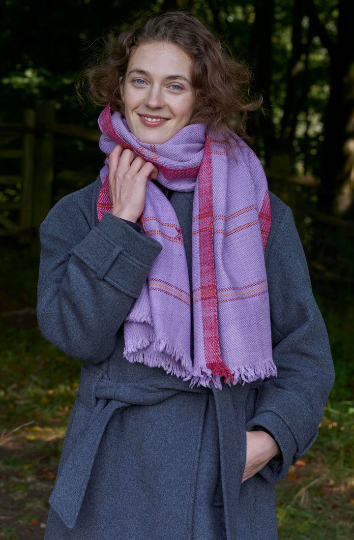 Pure wool Scarf | Mauve