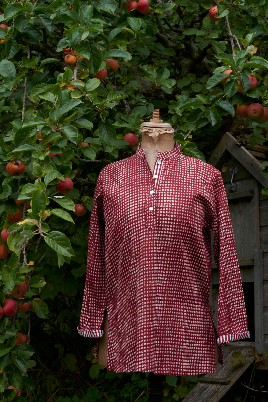 Pintuck Cotton Top | Autumn Light