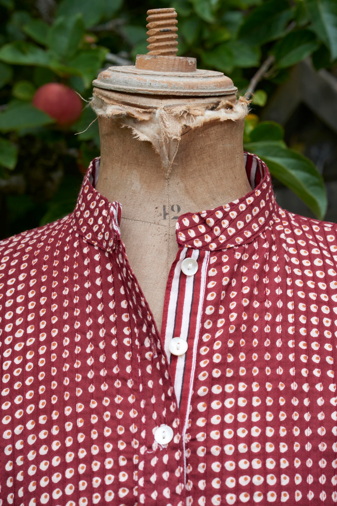 Pintuck Cotton Top | Autumn Light