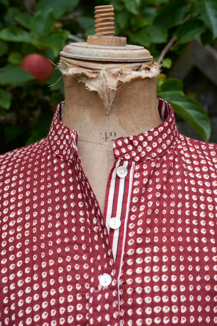 Pintuck Cotton Top | Autumn Light
