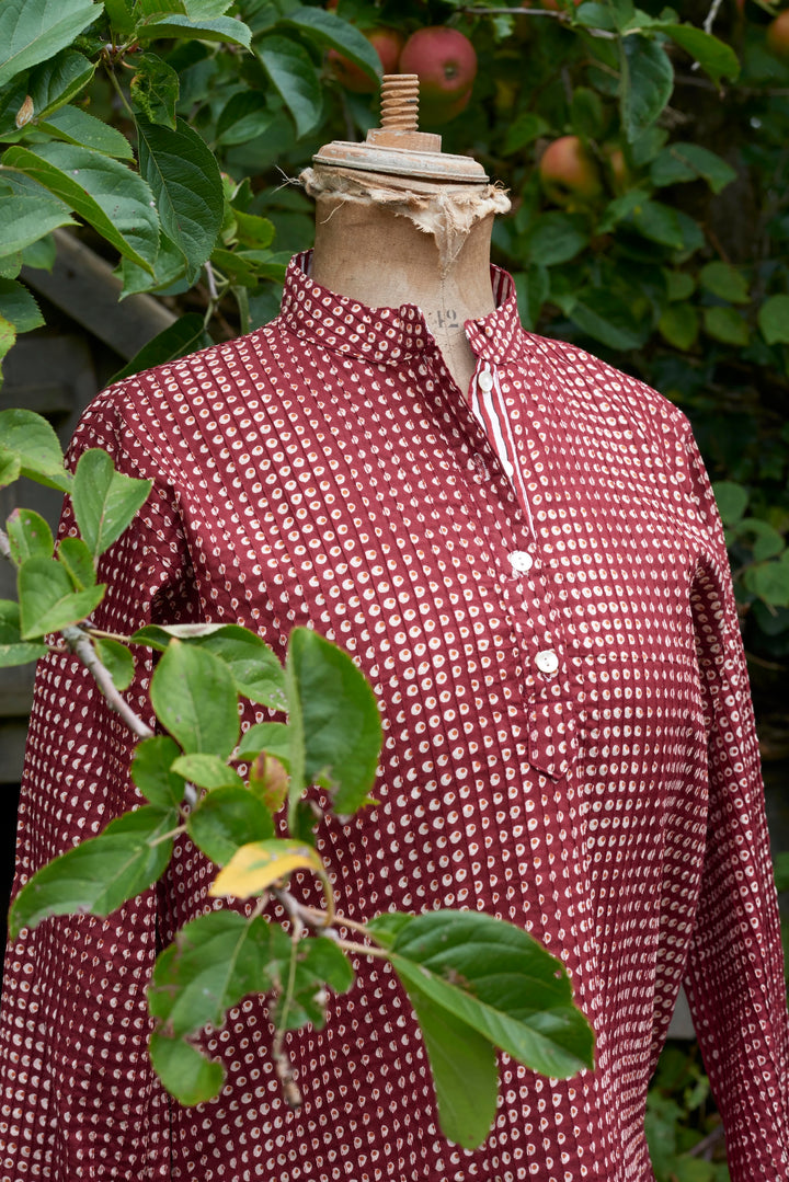 Pintuck Cotton Top | Autumn Light