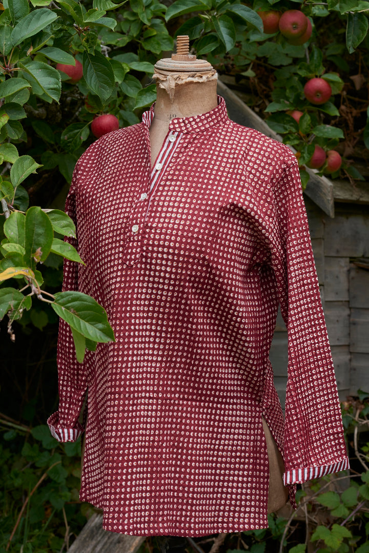 Pintuck Cotton Top | Autumn Light