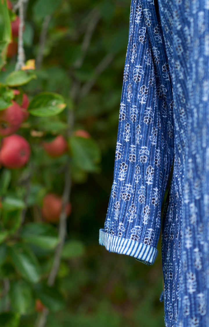 Pintuck Cotton Top | Indigo Stitch