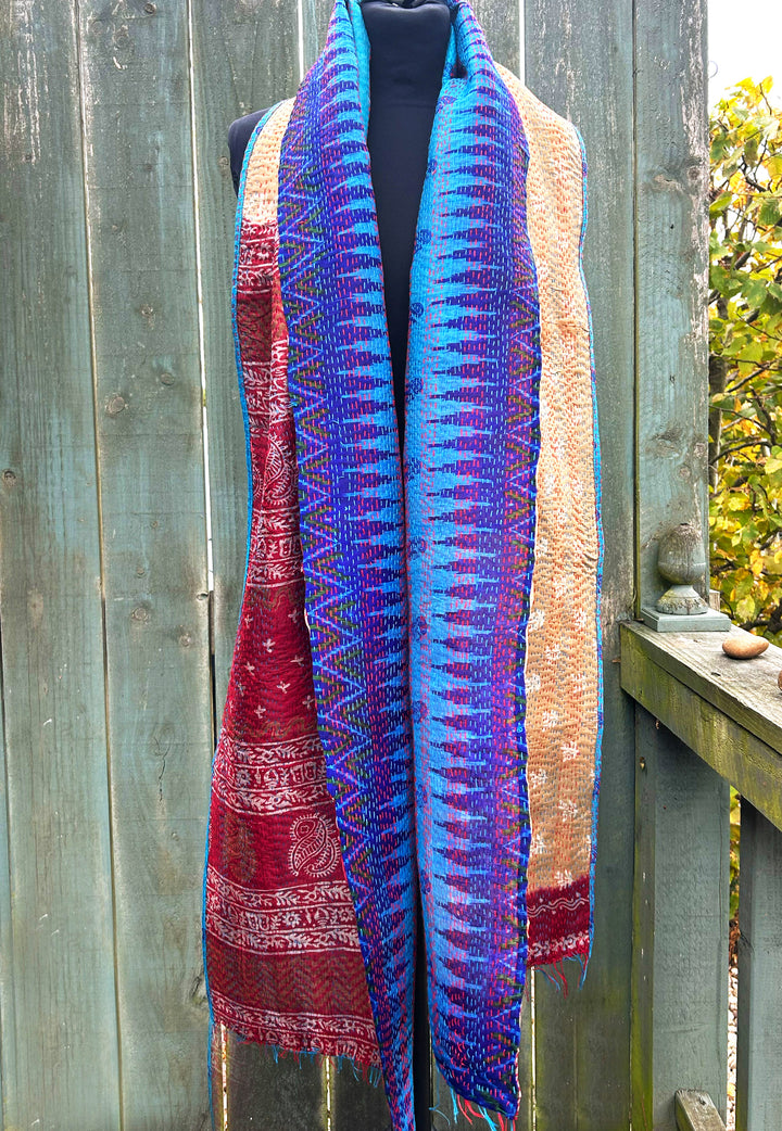 Silk Kantha Stole | Althea