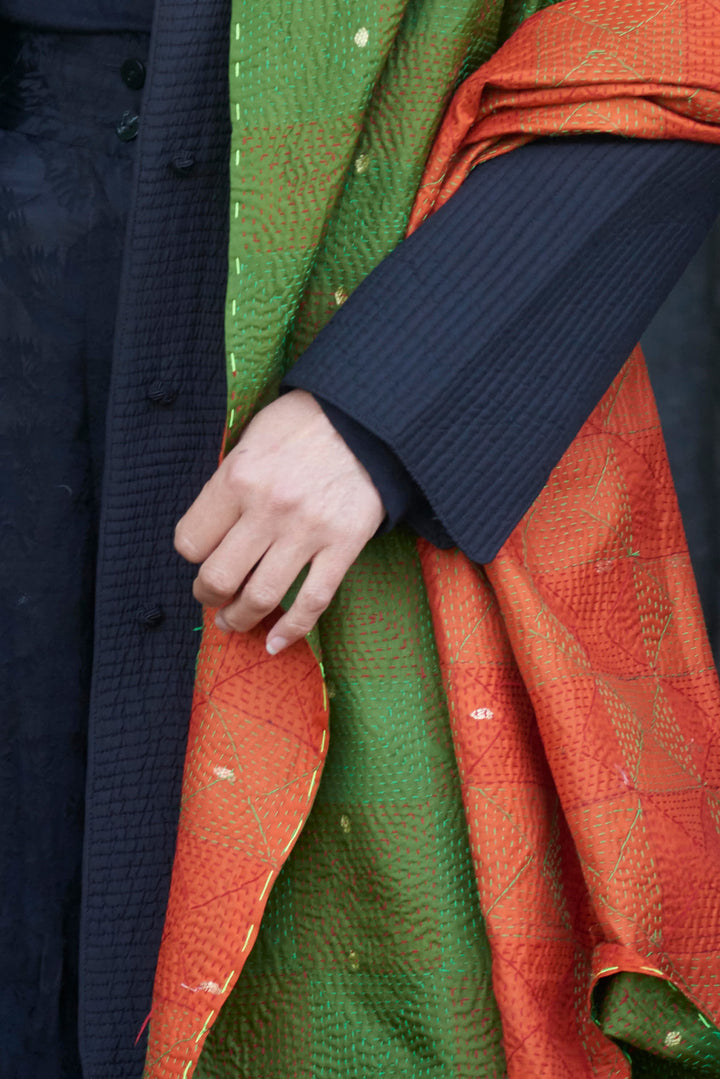 Silk Kantha Shawl | Annie