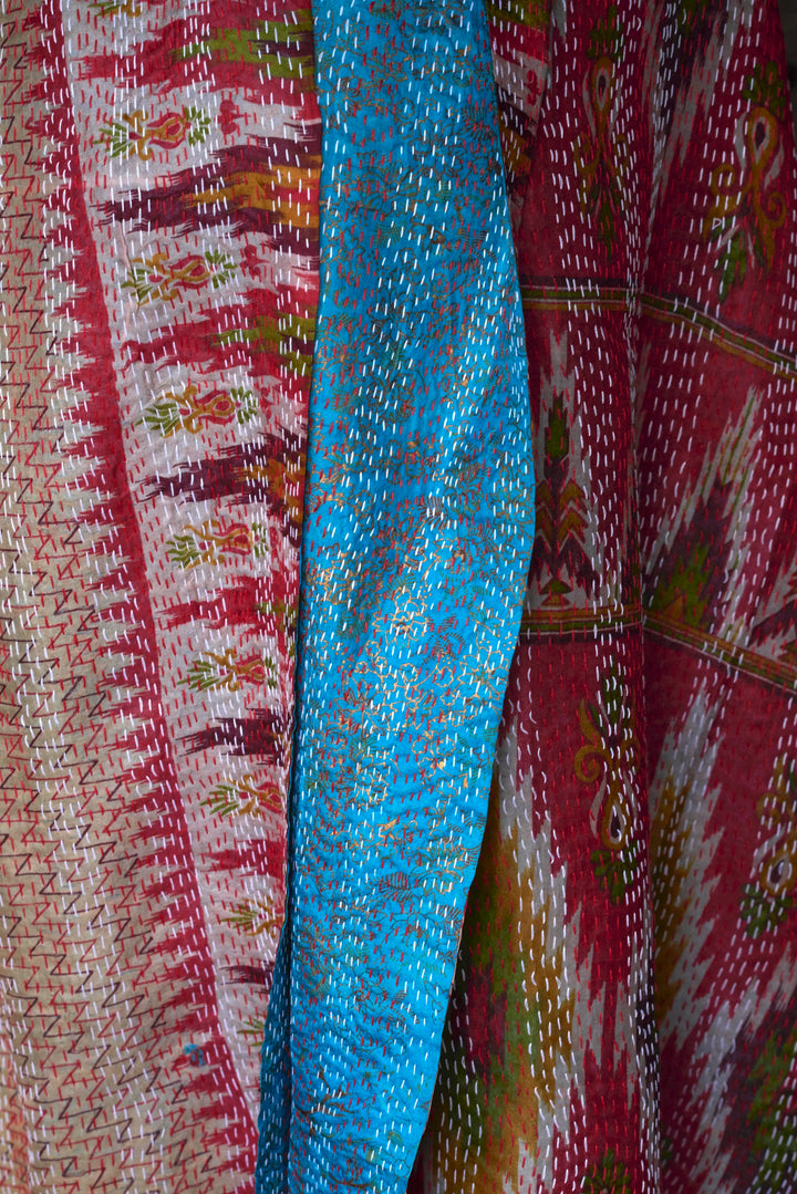 Silk Kantha Shawl | Aziza