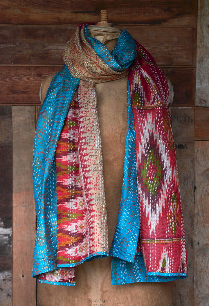 Silk Kantha Shawl | Aziza