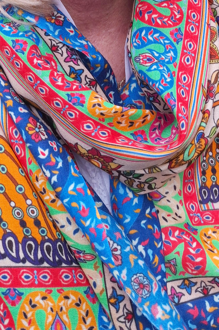 'Birdsong' Pure Silk Scarf