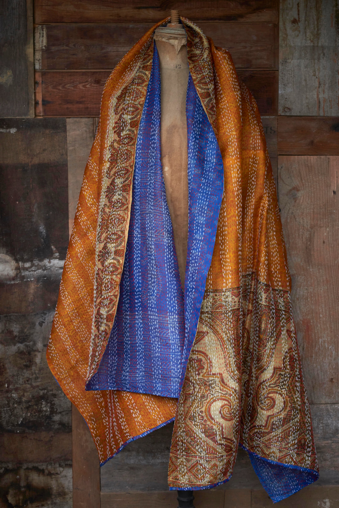 Silk Kantha Shawl | Bonnie