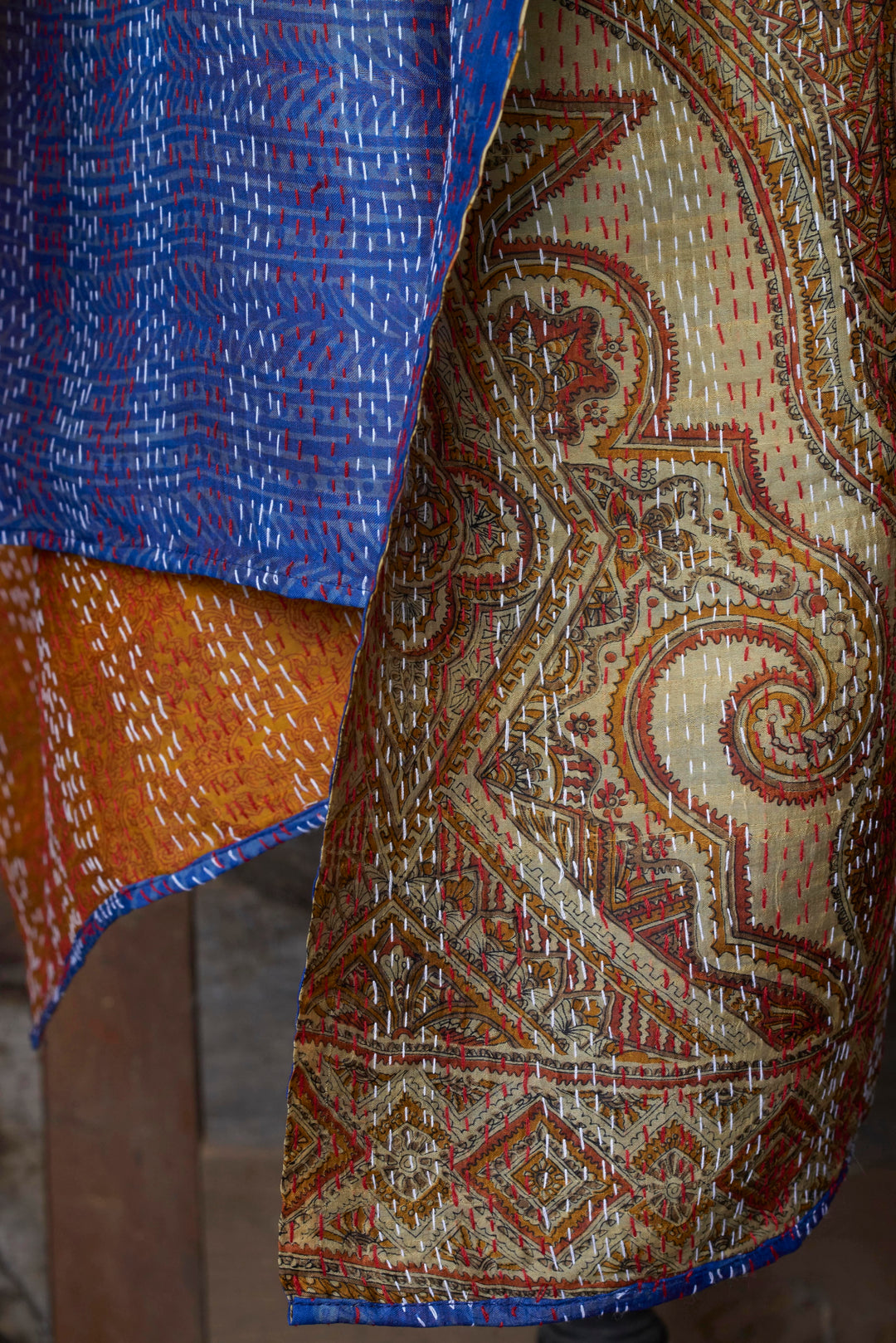 Silk Kantha Shawl | Bonnie