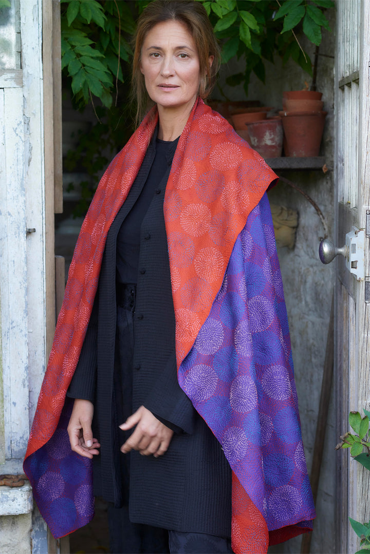 Silk Kantha Shawl | Carmen