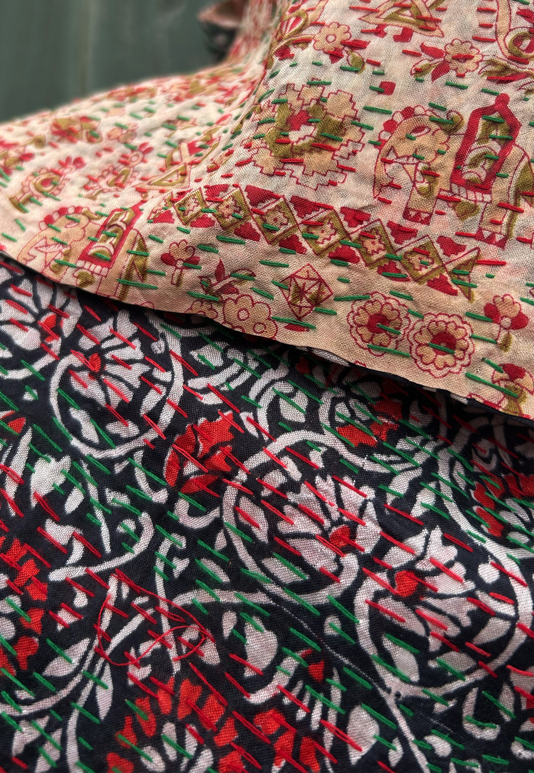 Silk Kantha Stole | Fifi