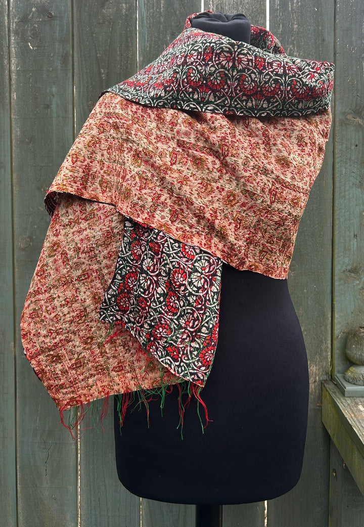 Silk Kantha Stole | Fifi