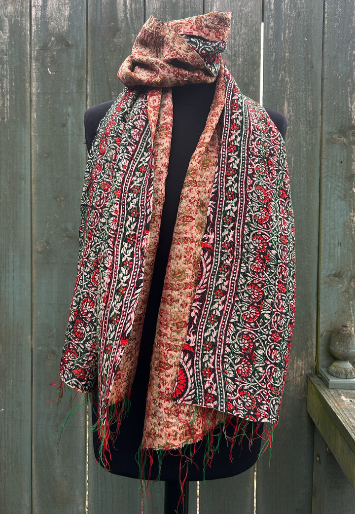 Silk Kantha Stole | Fifi
