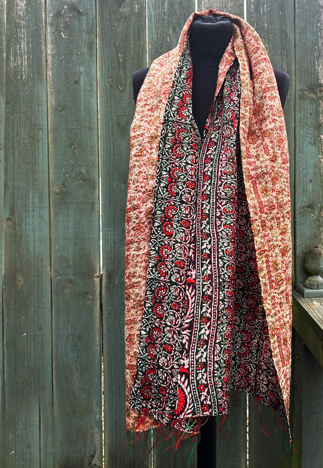Silk Kantha Stole | Fifi