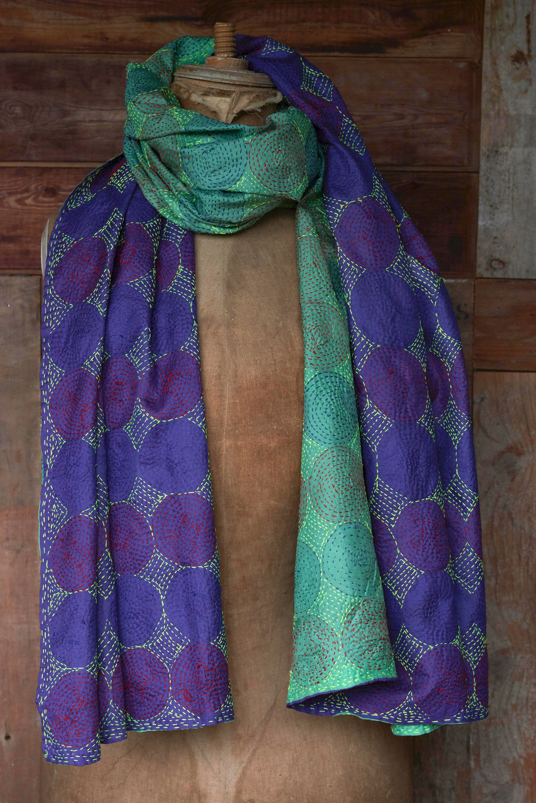 Silk Kantha Shawl | Katurah