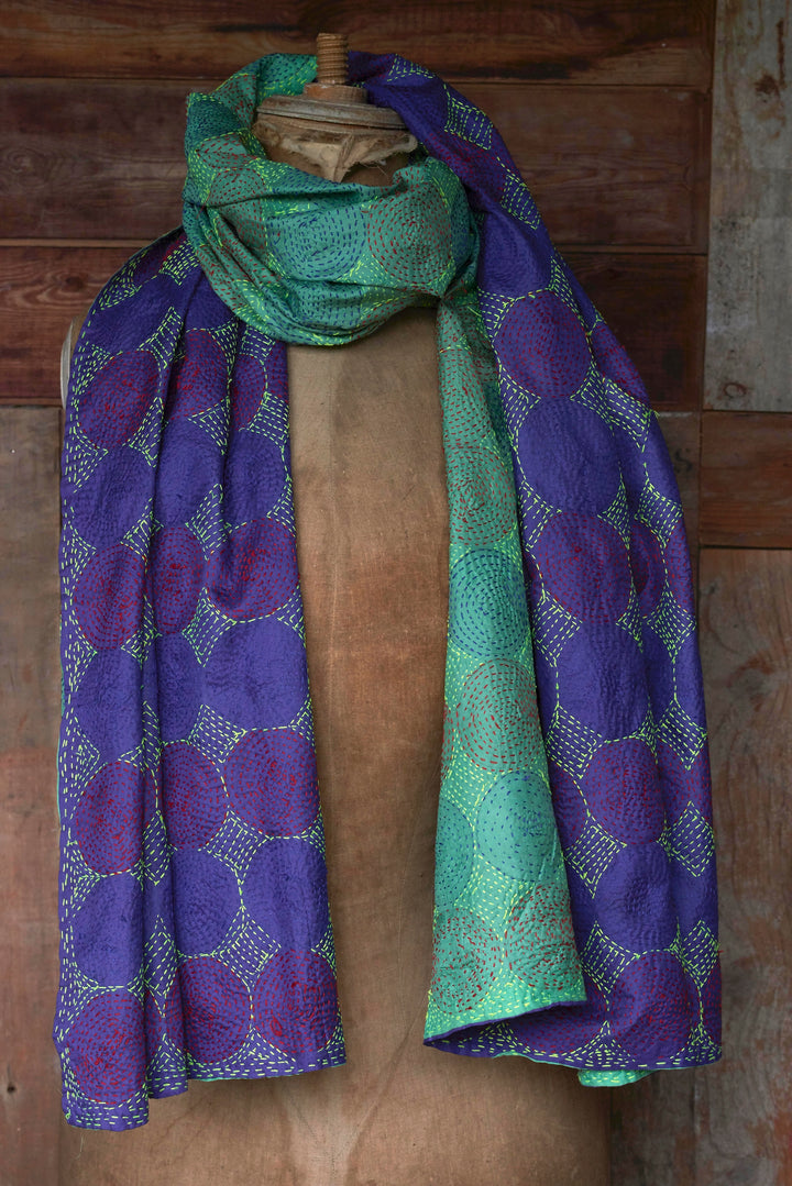 Silk Kantha Shawl | Katurah