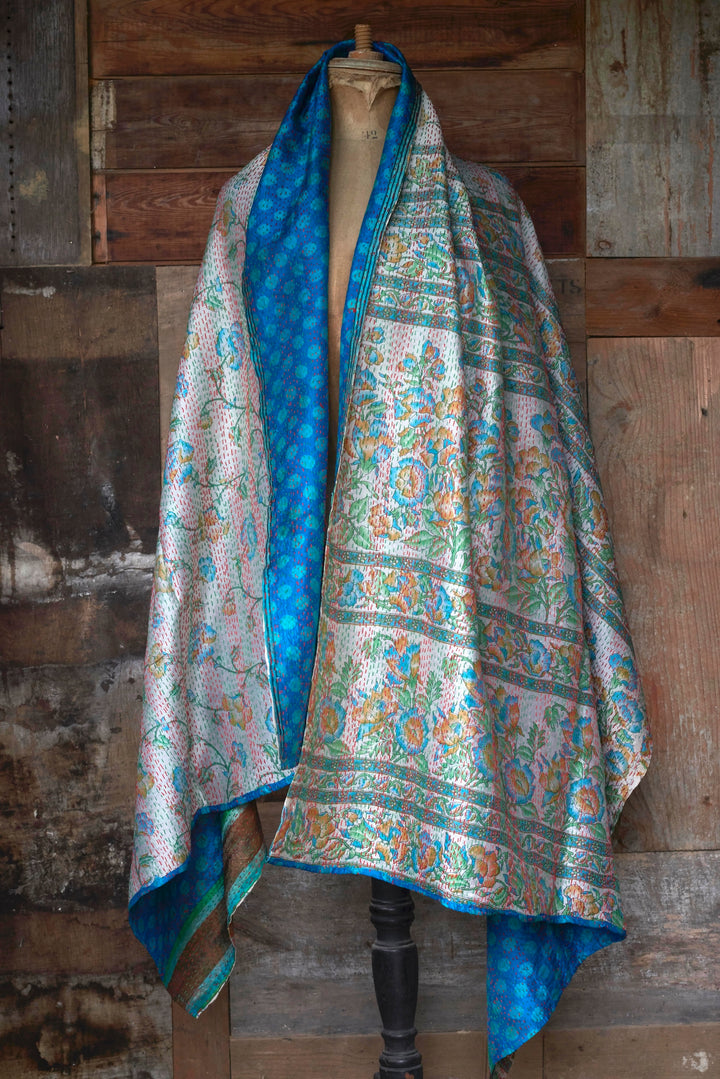 Silk Kantha Shawl | Joy