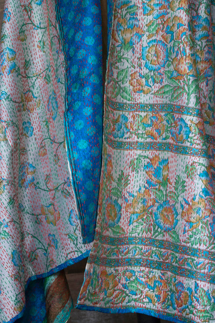 Silk Kantha Shawl | Joy