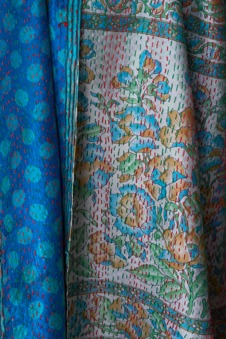 Silk Kantha Shawl | Joy