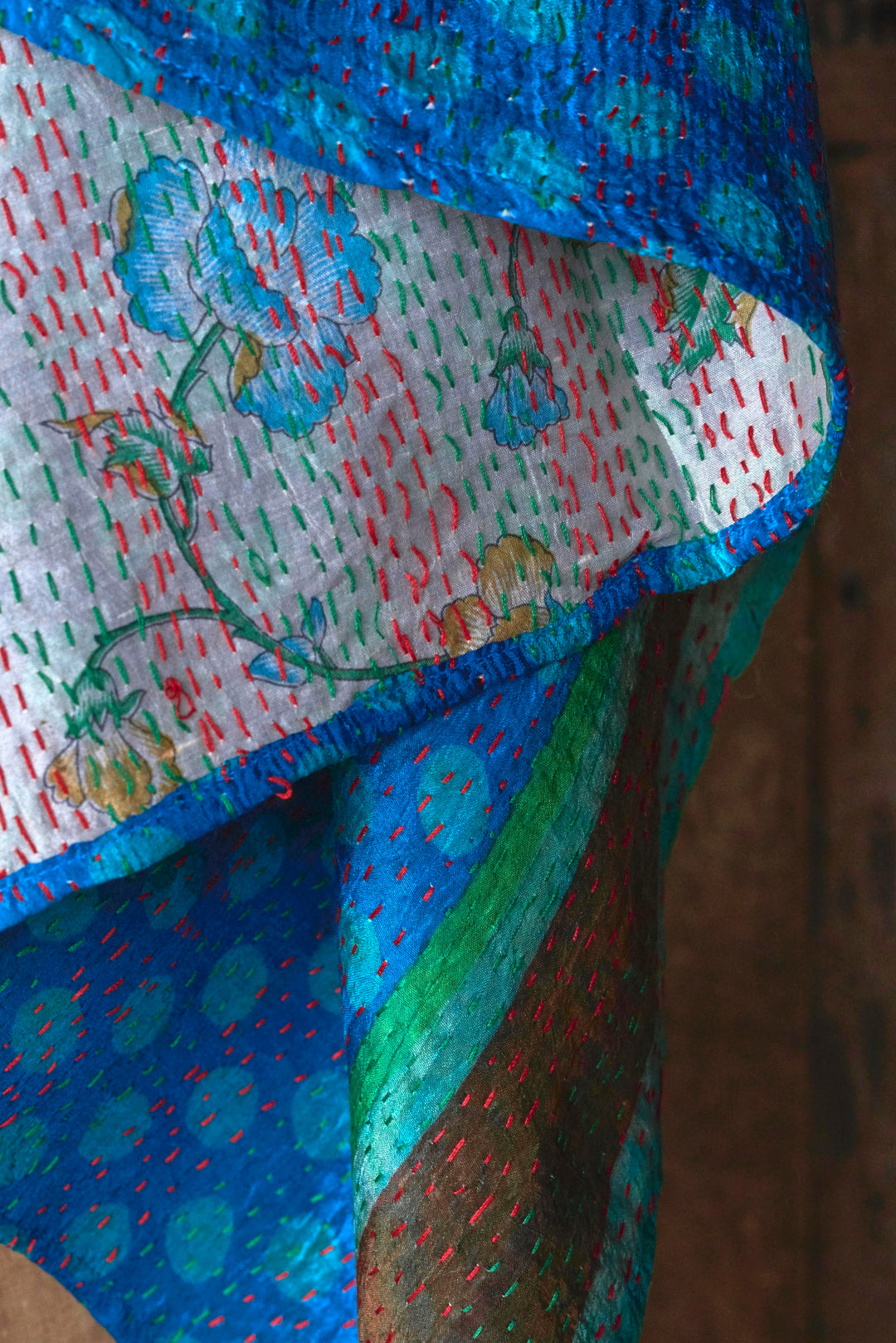 Silk Kantha Shawl | Joy