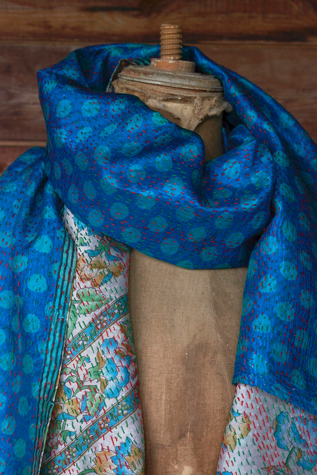 Silk Kantha Shawl | Joy