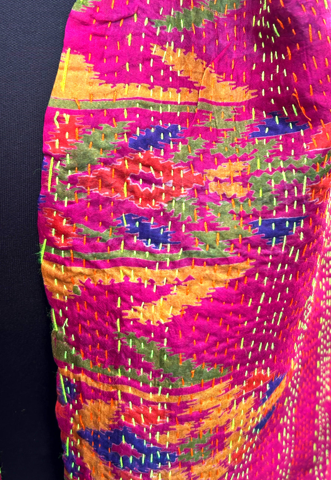 Silk Kantha Stole | Juniper