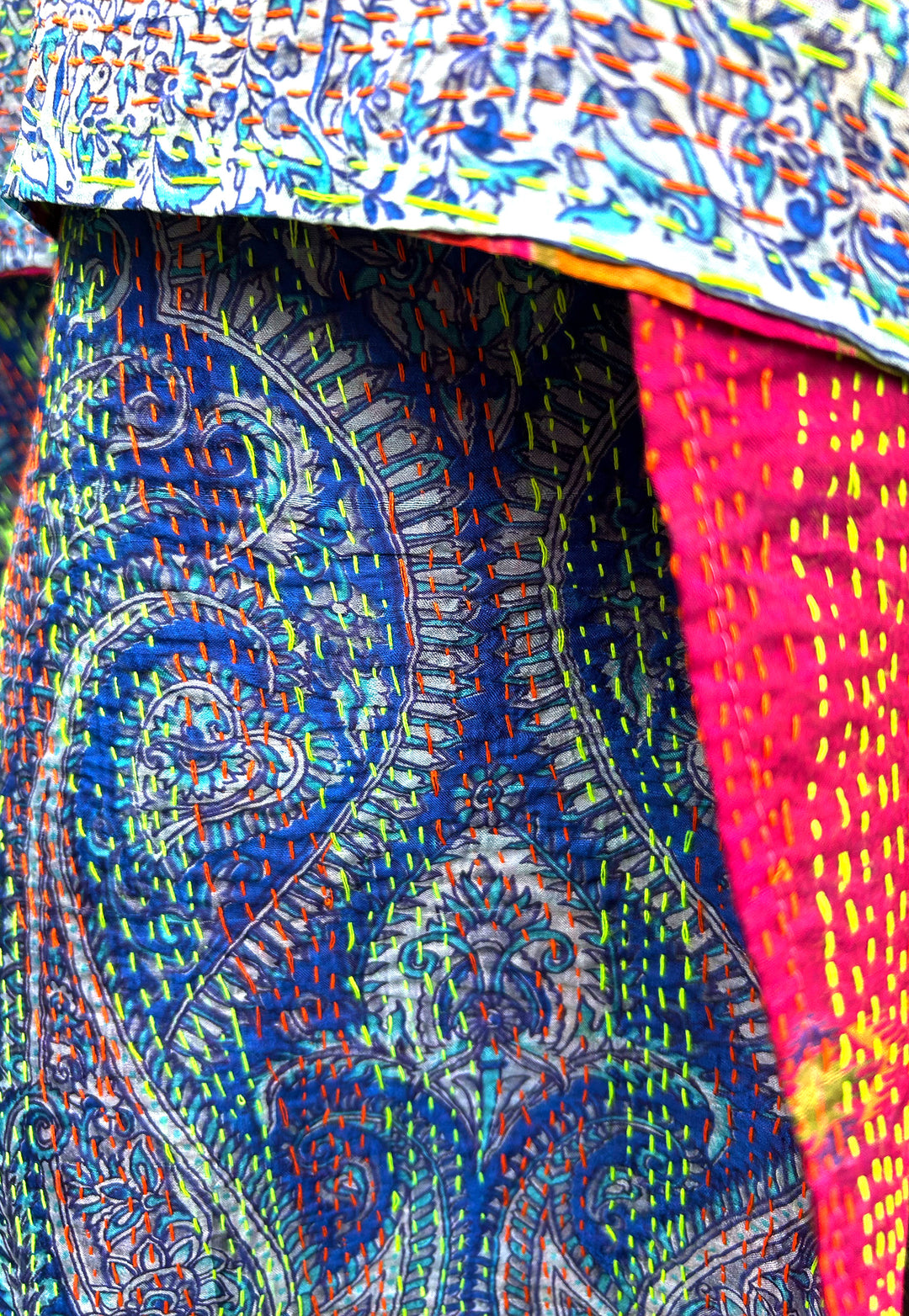 Silk Kantha Stole | Juniper