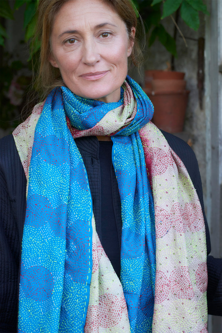 Silk Kantha Shawl | Katya