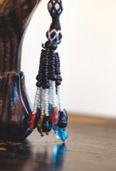 Beaded Keyring | Mona