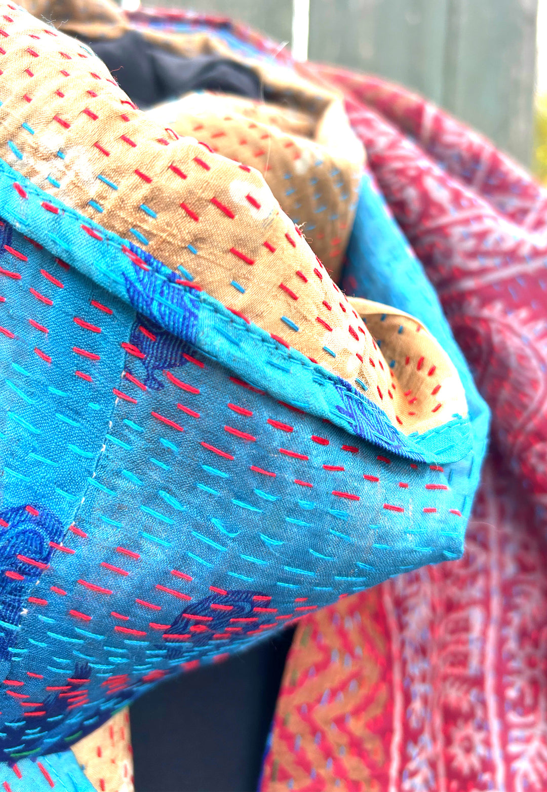 Silk Kantha Stole | Laila