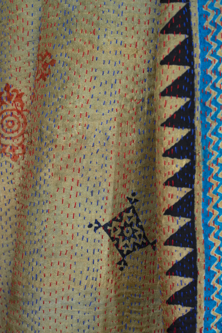 Silk Kantha Shawl | Luisa