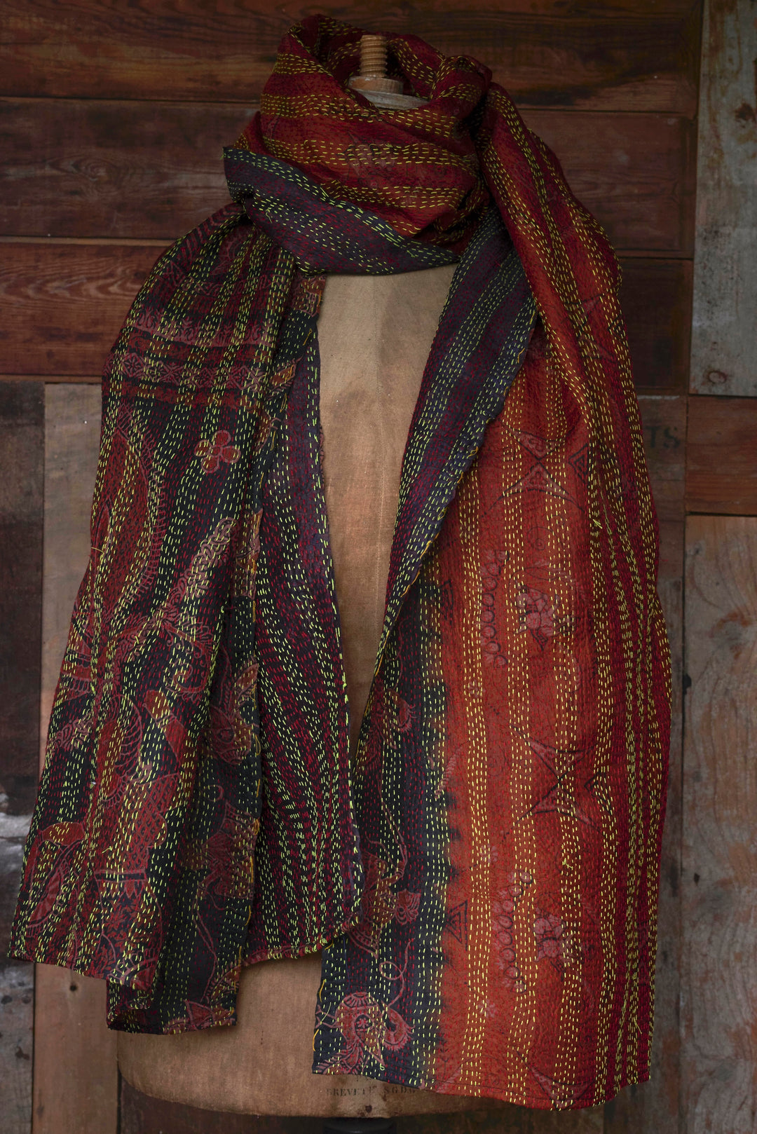 Silk Kantha Shawl | Maria